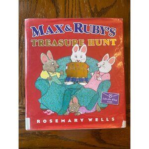 Max & Rubys Treasure Hunt Childrens Lift-The-Flap Hardcover Book By Rosemary Wel